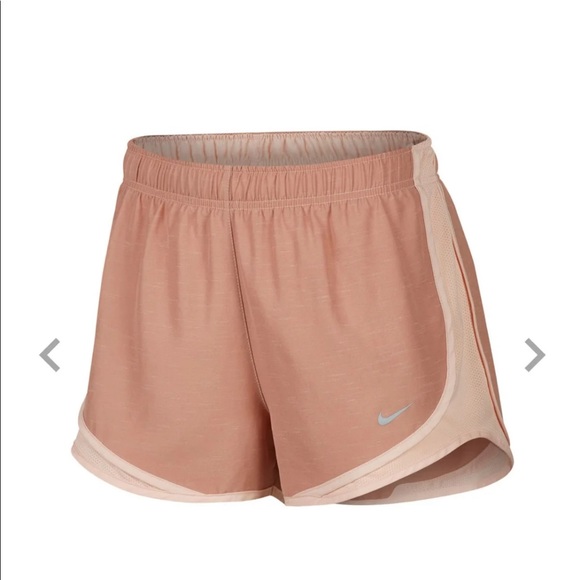 (S) Nike Dry Tempo Shorts Running Workout Dusty Rose Pink Lined - Picture 1 of 12